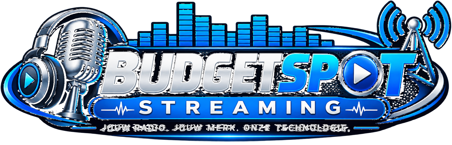 BudgetSpot Streaming - jouw radio, jouw merk, onze technologie
